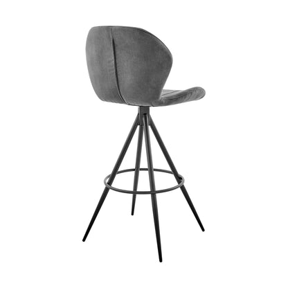 Charcoal Bar Stools - 26 Inch Swivel Height