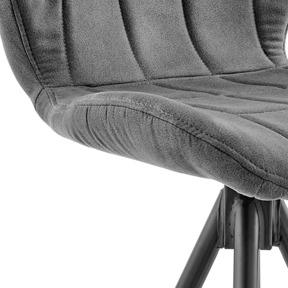 Charcoal Bar Stools - 26 Inch Swivel Height