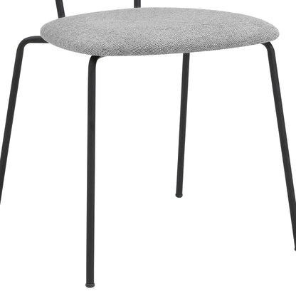 Gray Fabric Dining Chairs Set of 2 - Modern Style