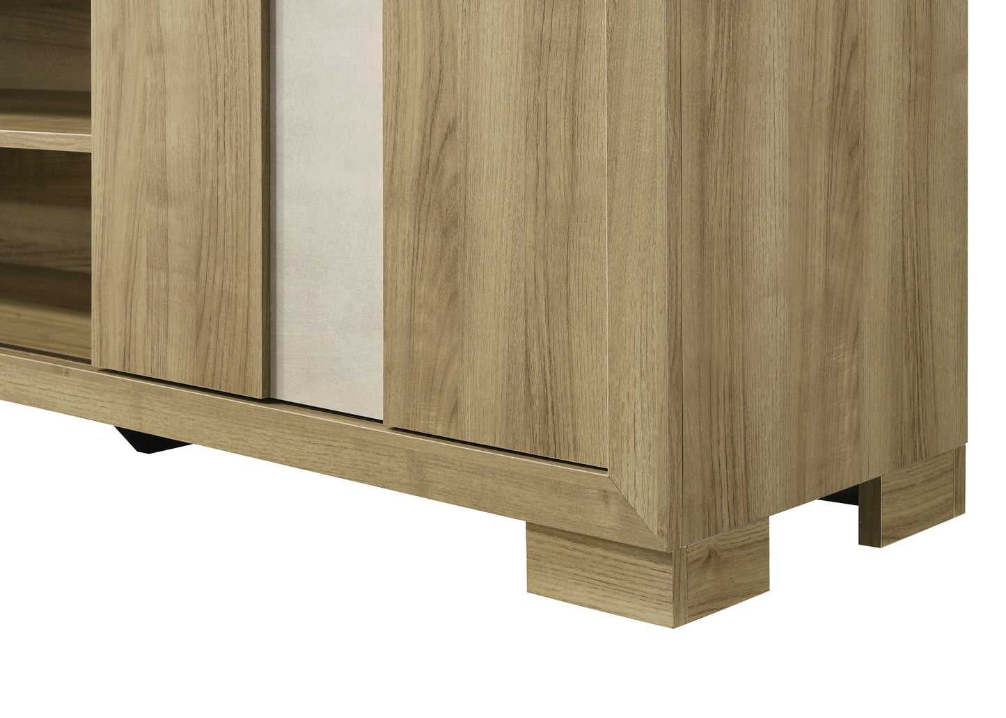 Driftwood Wood TV Console - 60-70 Inch Storage for Living Room