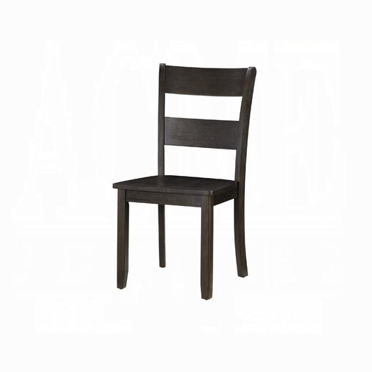 Walnut Finish Transitional Dining Chairs Set of 2 Wooden Dining Room Kitchen Furniture