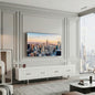 78.7" x 13.8" x 17.8" TV Stand-High Gloss White