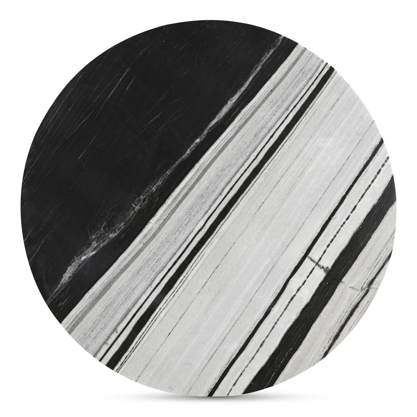 Round Marble Dining Table for Dining Room Decor, Seats Four