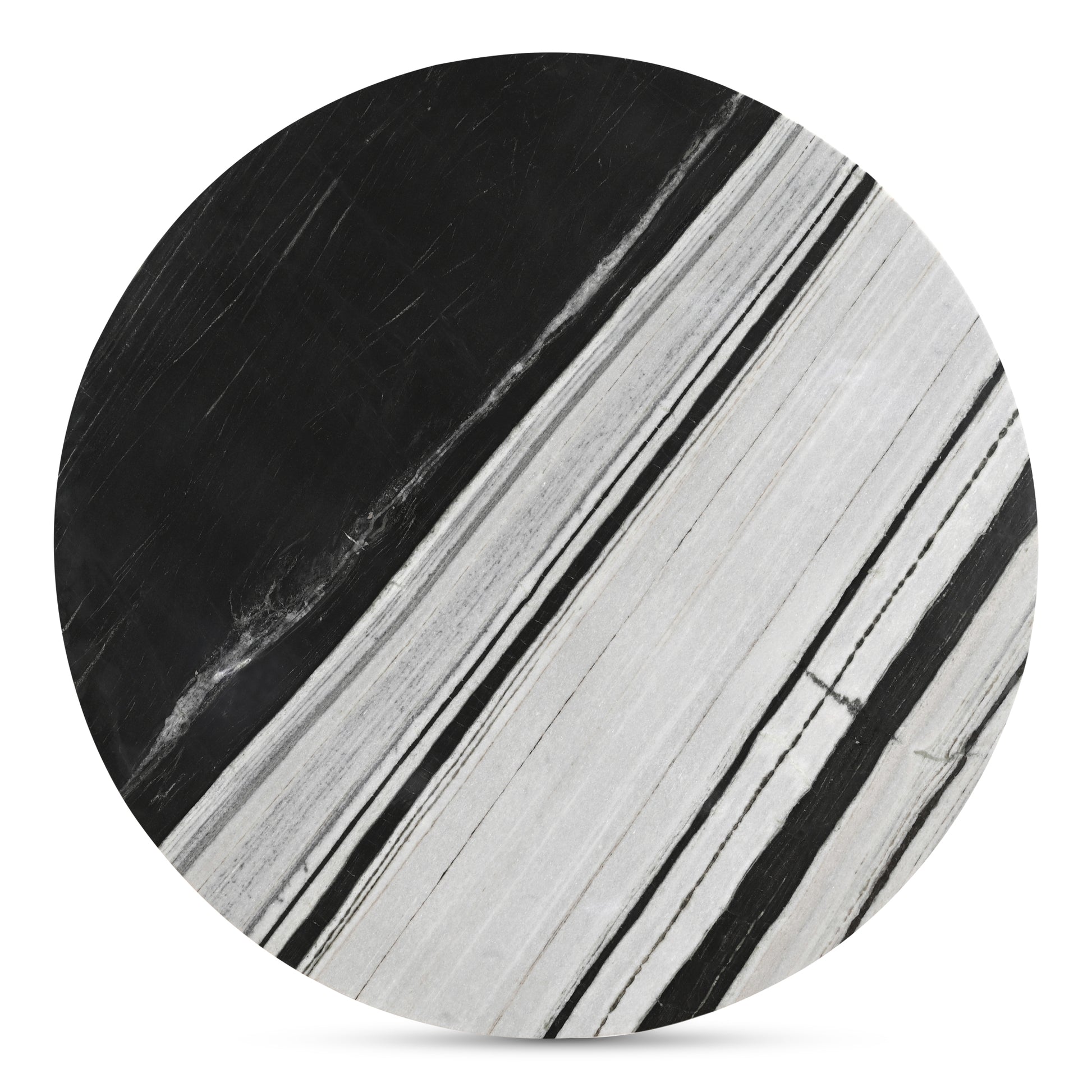 Round Marble Dining Table for Dining Room Decor, Seats Four