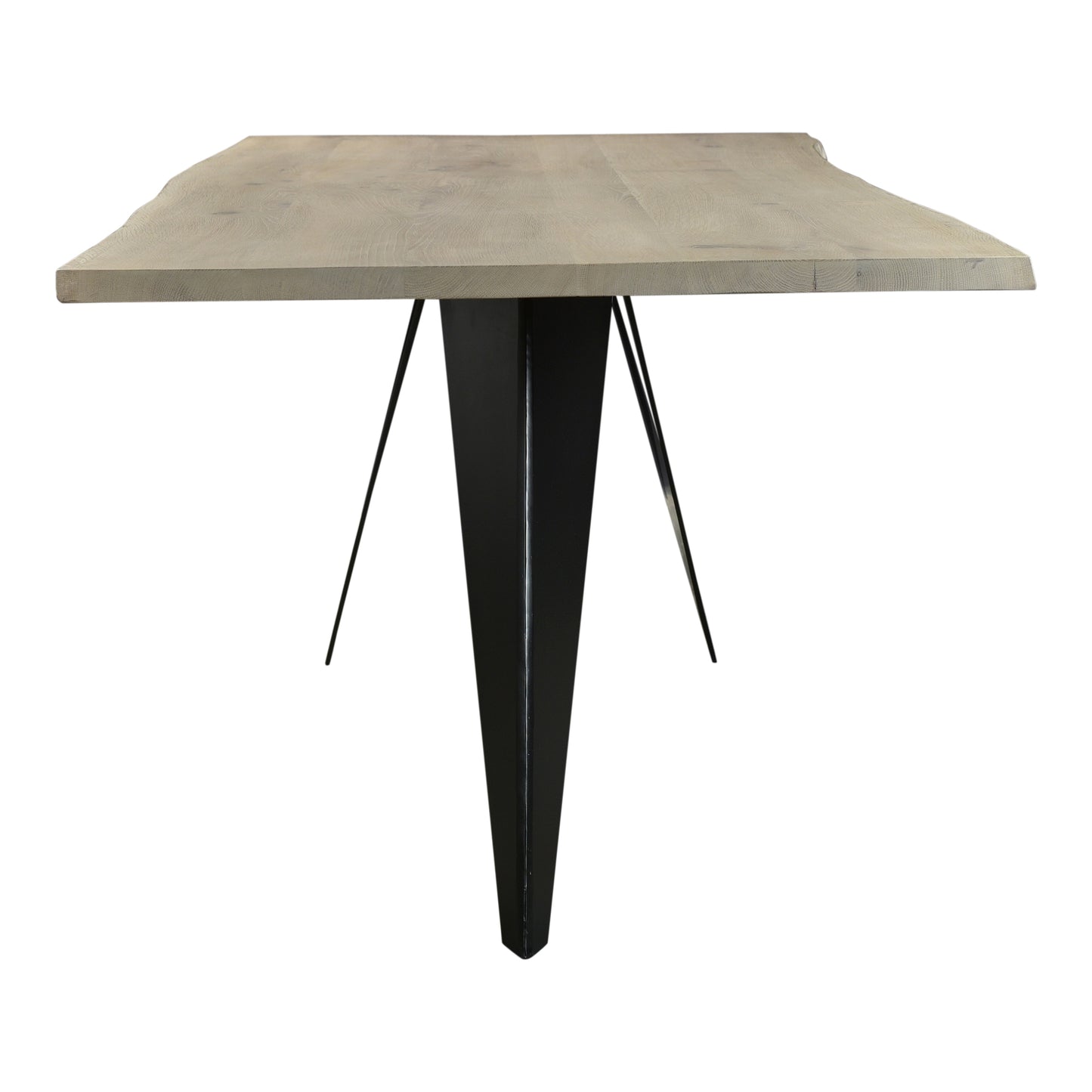 Bird Dining Table - Natural Wood & Iron