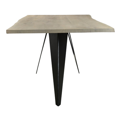 Bird Dining Table - Natural Wood & Iron