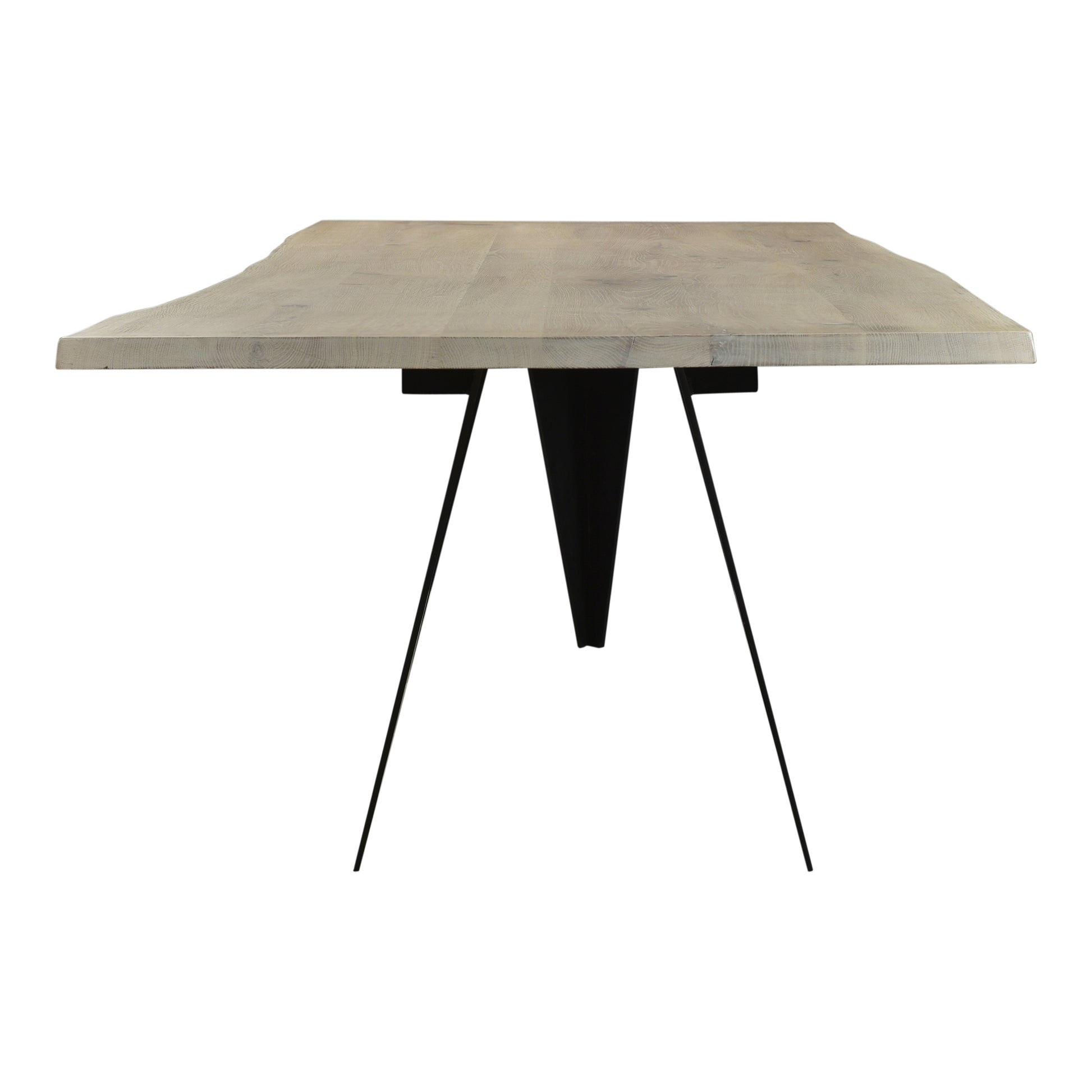 Bird Dining Table - Natural Wood & Iron
