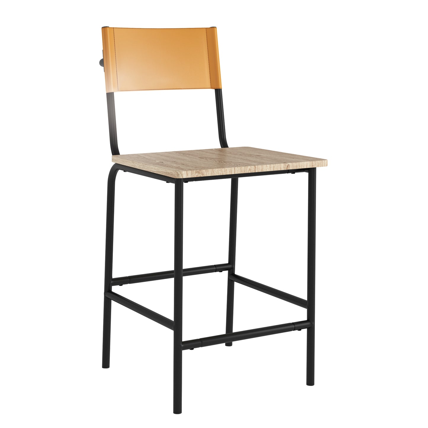 Counter-height Stool, Black finish