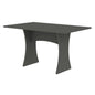 Dining Table in Charcoal Gray