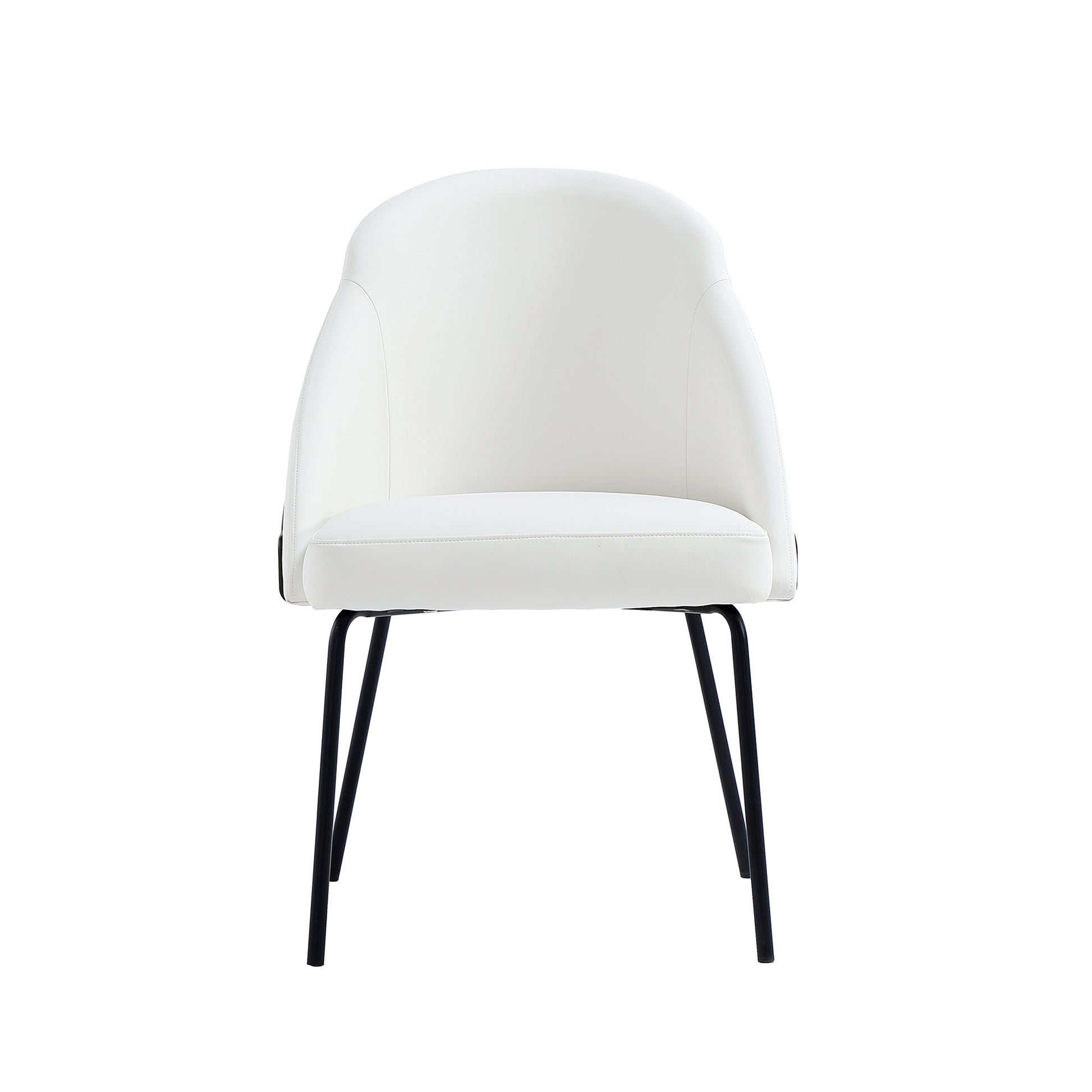 Dining Chair in White and Black