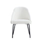 Dining Chair in White and Black
