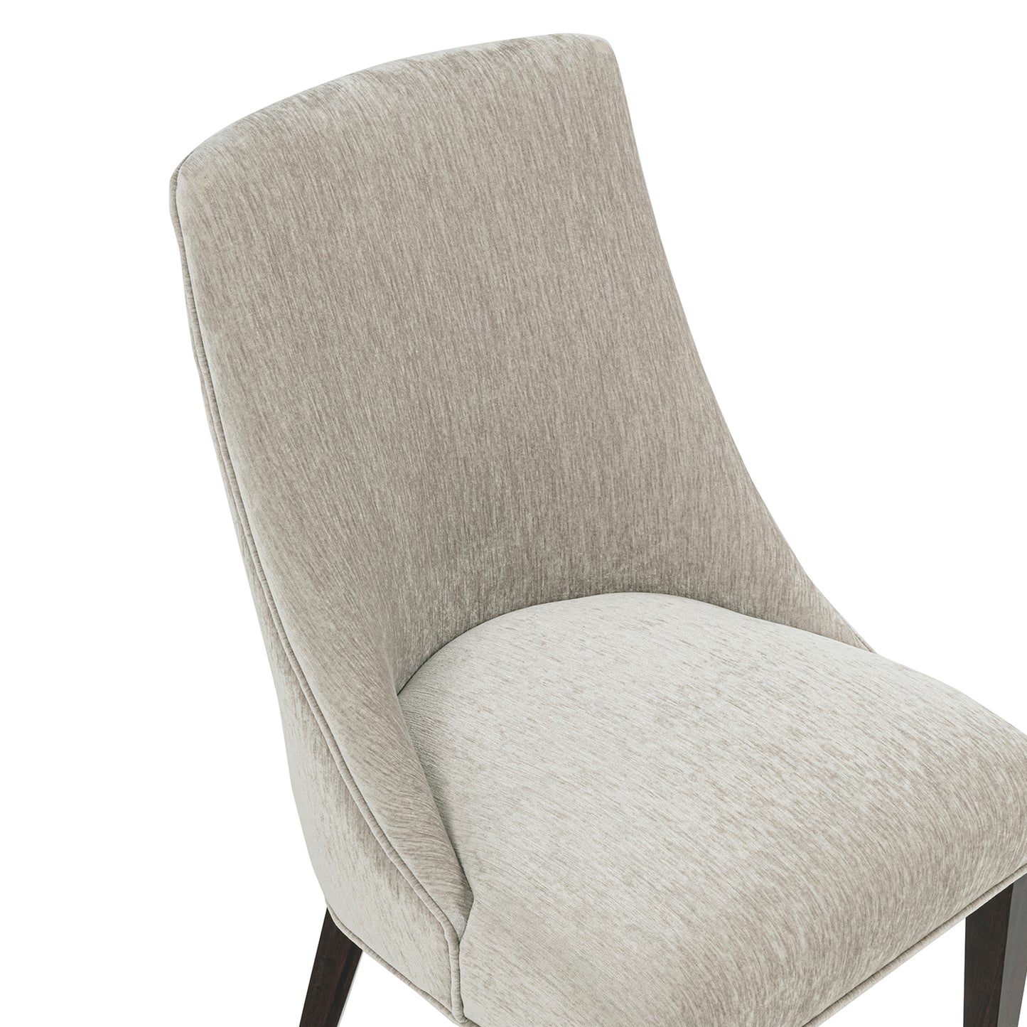 Taupe Rubber Wood Dining Chairs - Set of 2