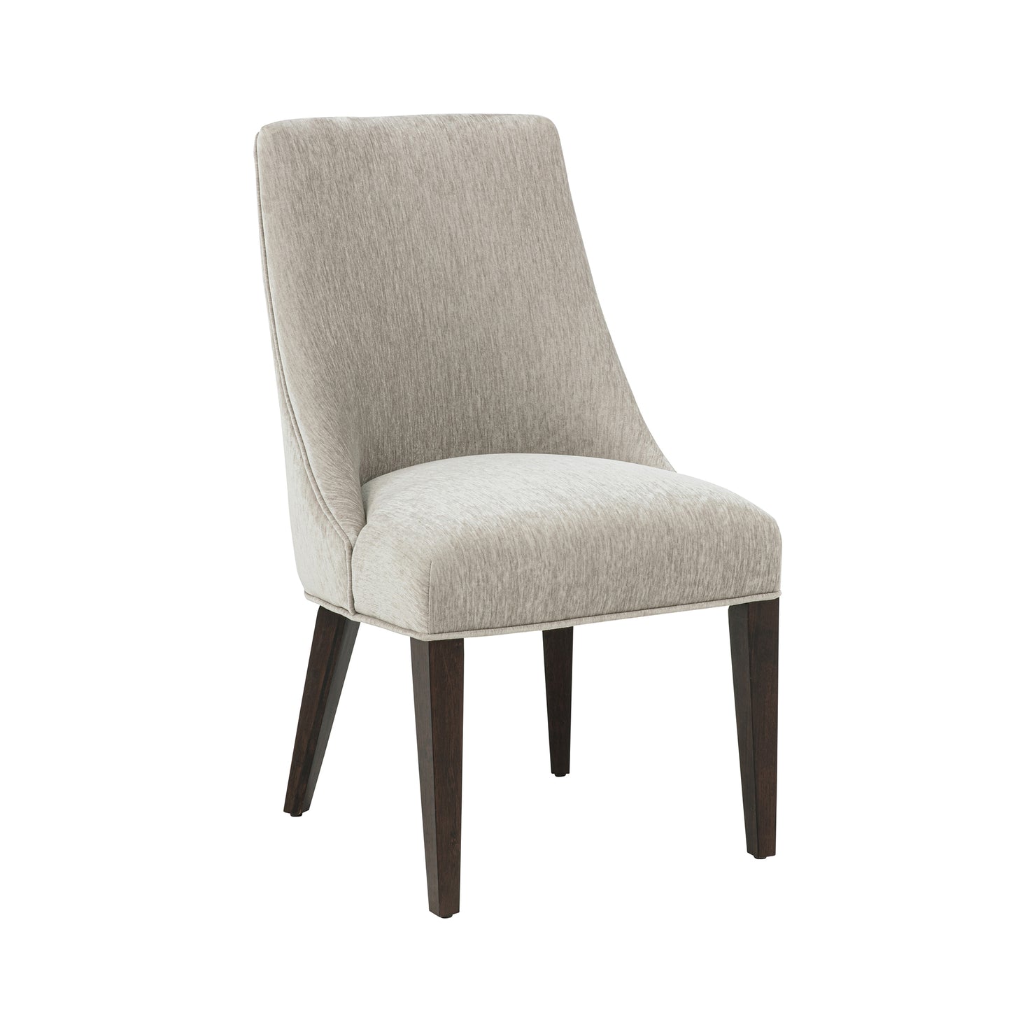 Taupe Rubber Wood Dining Chairs - Set of 2