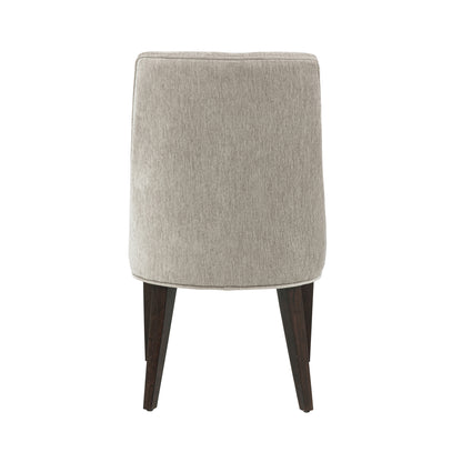 Taupe Rubber Wood Dining Chairs - Set of 2