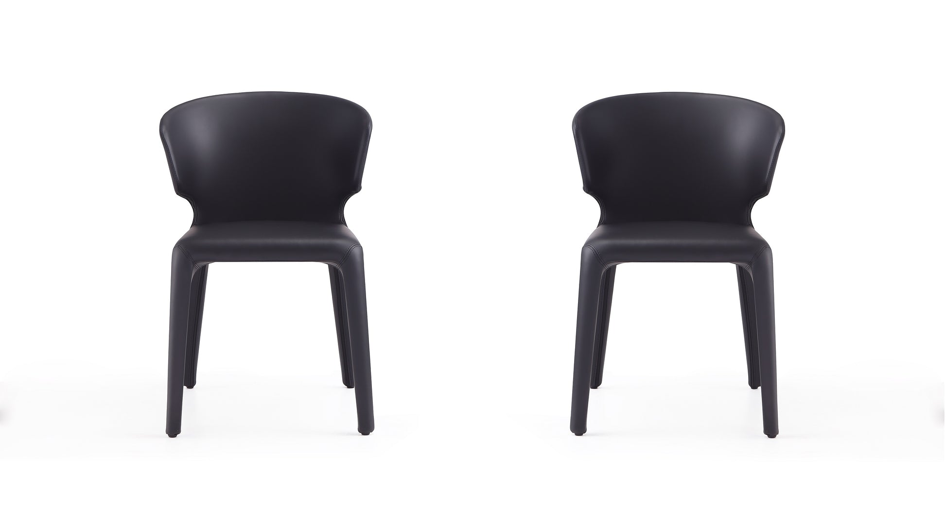 Dining Chair - Set of 2 in Black