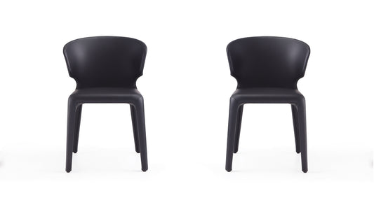 Dining Chair - Set of 2 in Black