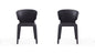 Dining Chair - Set of 2 in Black