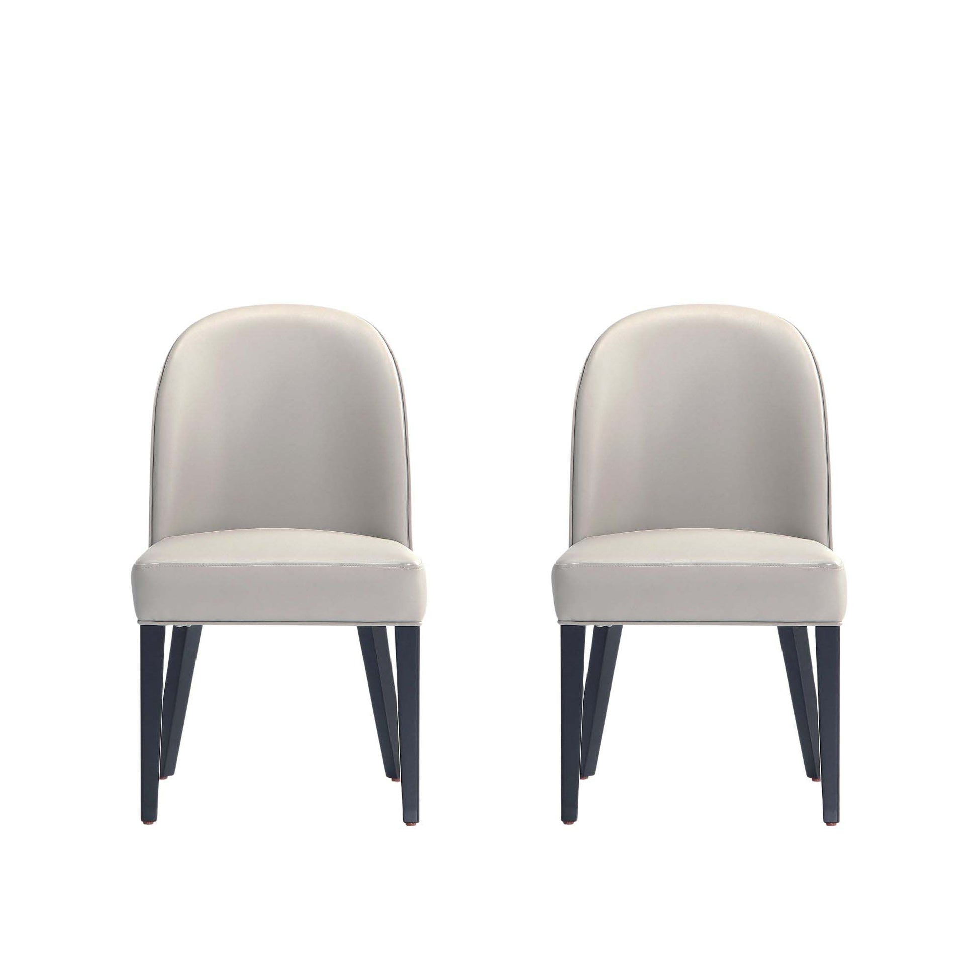Dining Chair - Set of 2 in Light Gray
