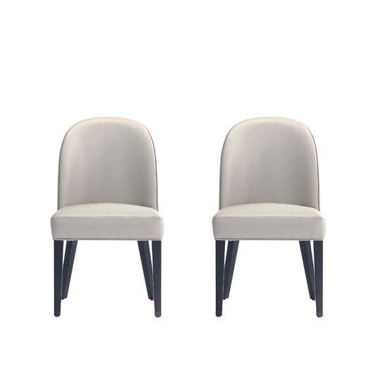 Dining Chair - Set of 2 in Light Gray