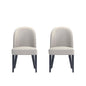 Dining Chair - Set of 2 in Light Gray