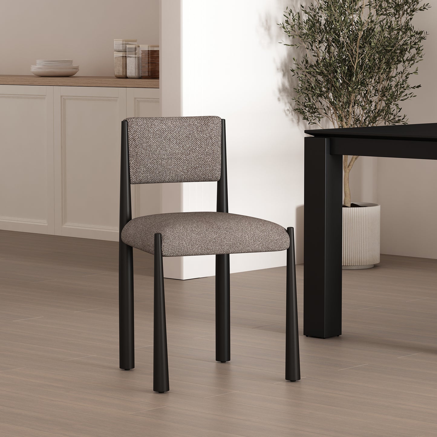 Mushroom Metal Dining Chair - Set of 2