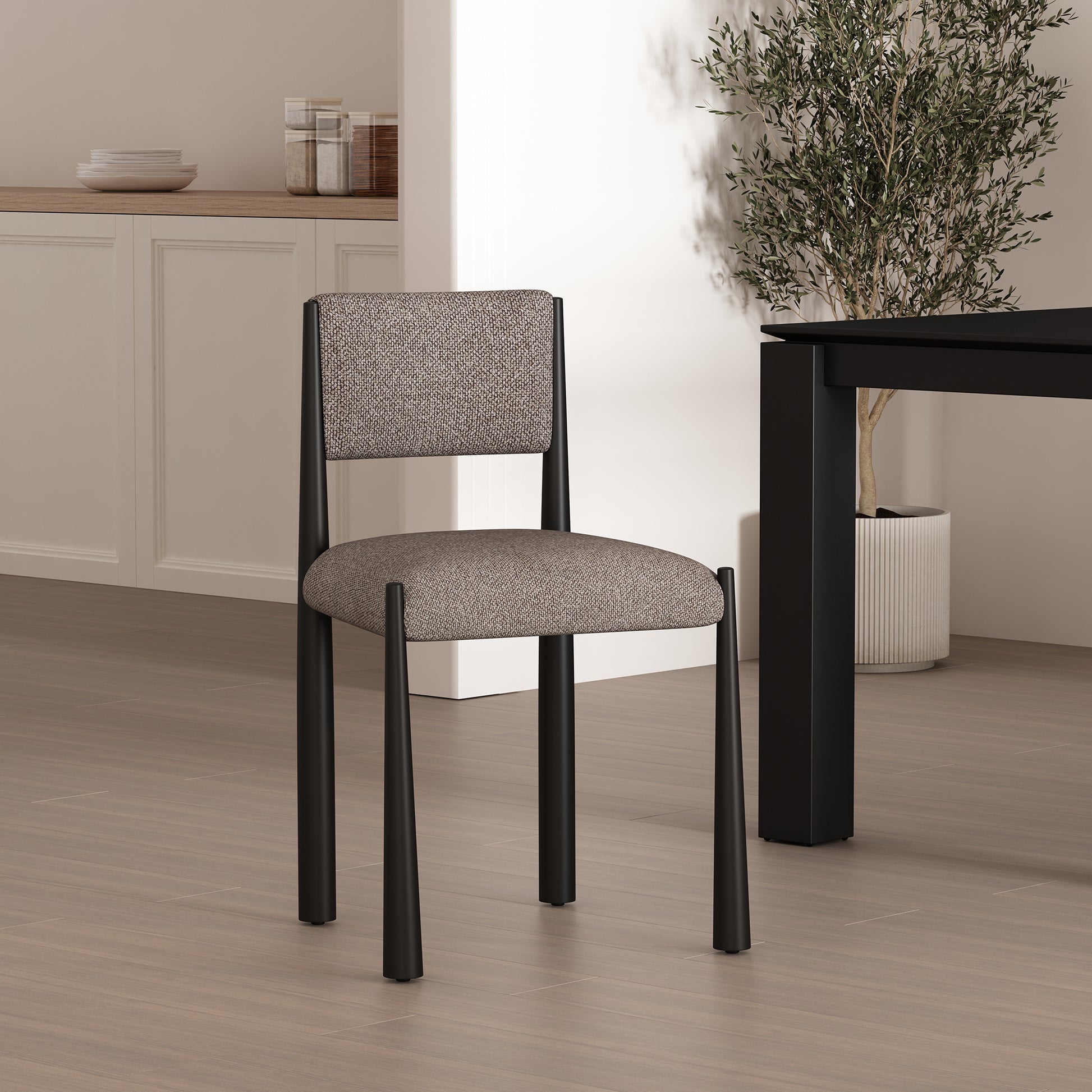 Mushroom Metal Dining Chair - Set of 2