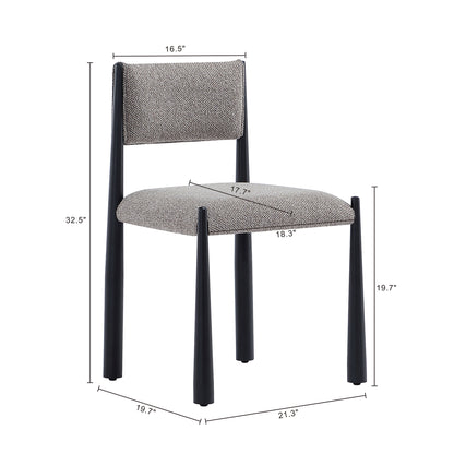 Mushroom Metal Dining Chair - Set of 2