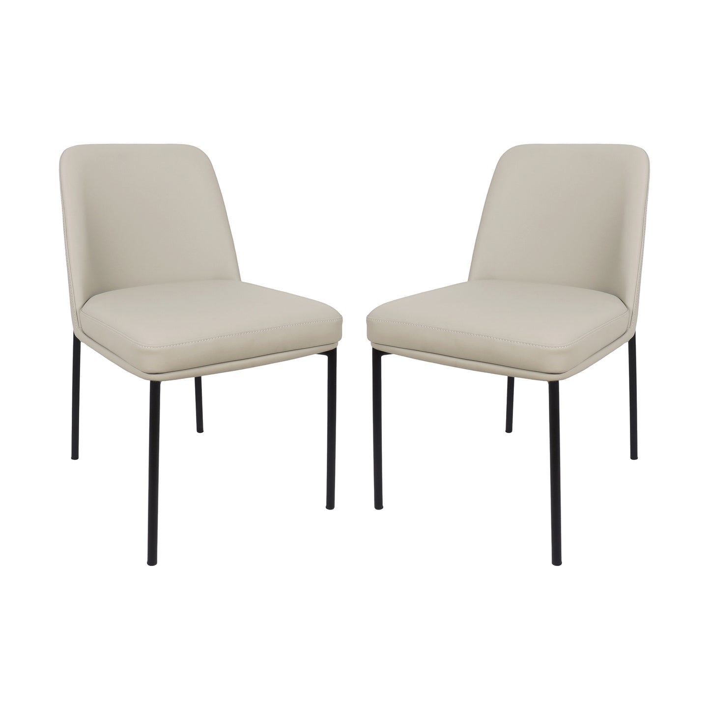 Side Chair - Set of 2 in Stone Gray