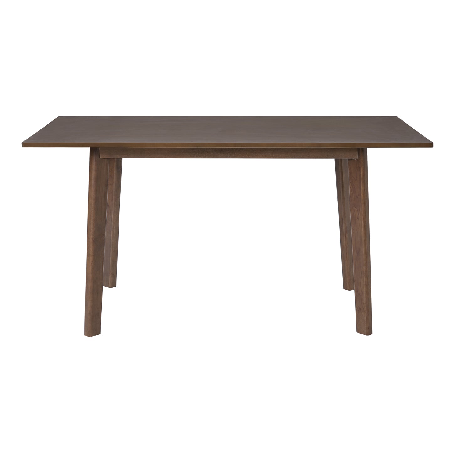 60" Walnut Farmhouse Dining Table - Rustic Retro Style