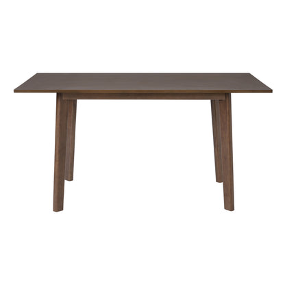 60" Walnut Farmhouse Dining Table - Rustic Retro Style