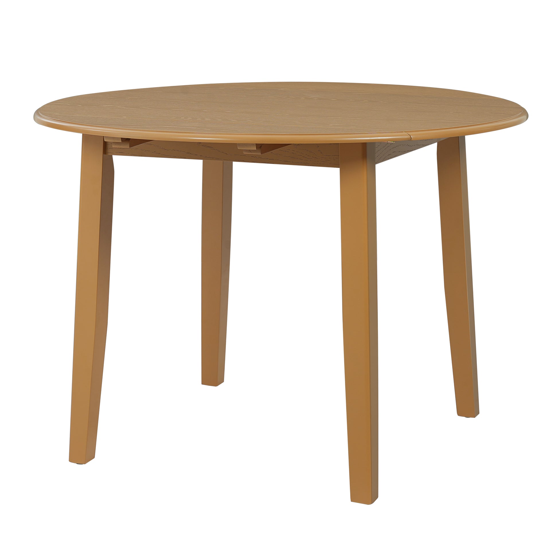 Light Brown Folding Dining Table - Seats 2 for Dining Room