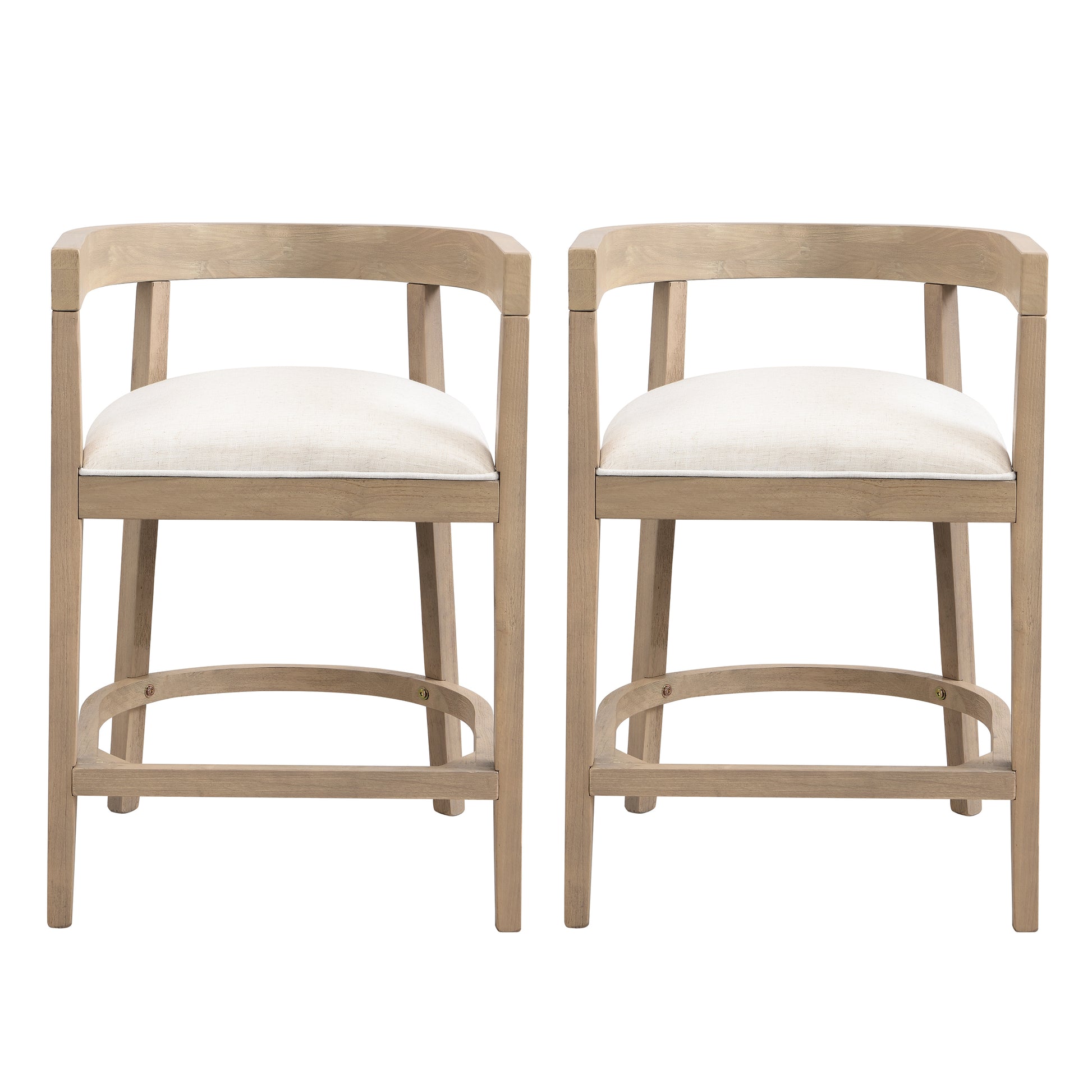Rubberwood Counter Stool (Set of 2)