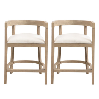 Rubberwood Counter Stool (Set of 2)