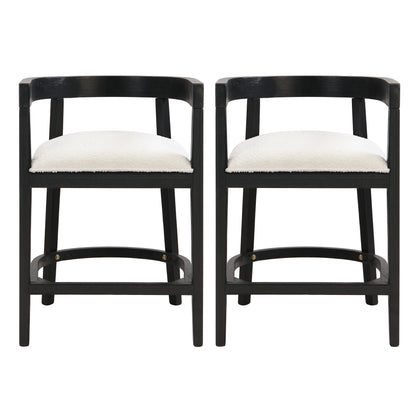 Rubberwood Counter Stool (Set of 2)