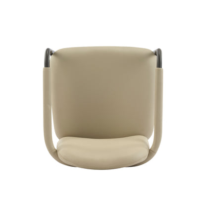 Espresso Iron Frame Dining Chairs - Set of 2