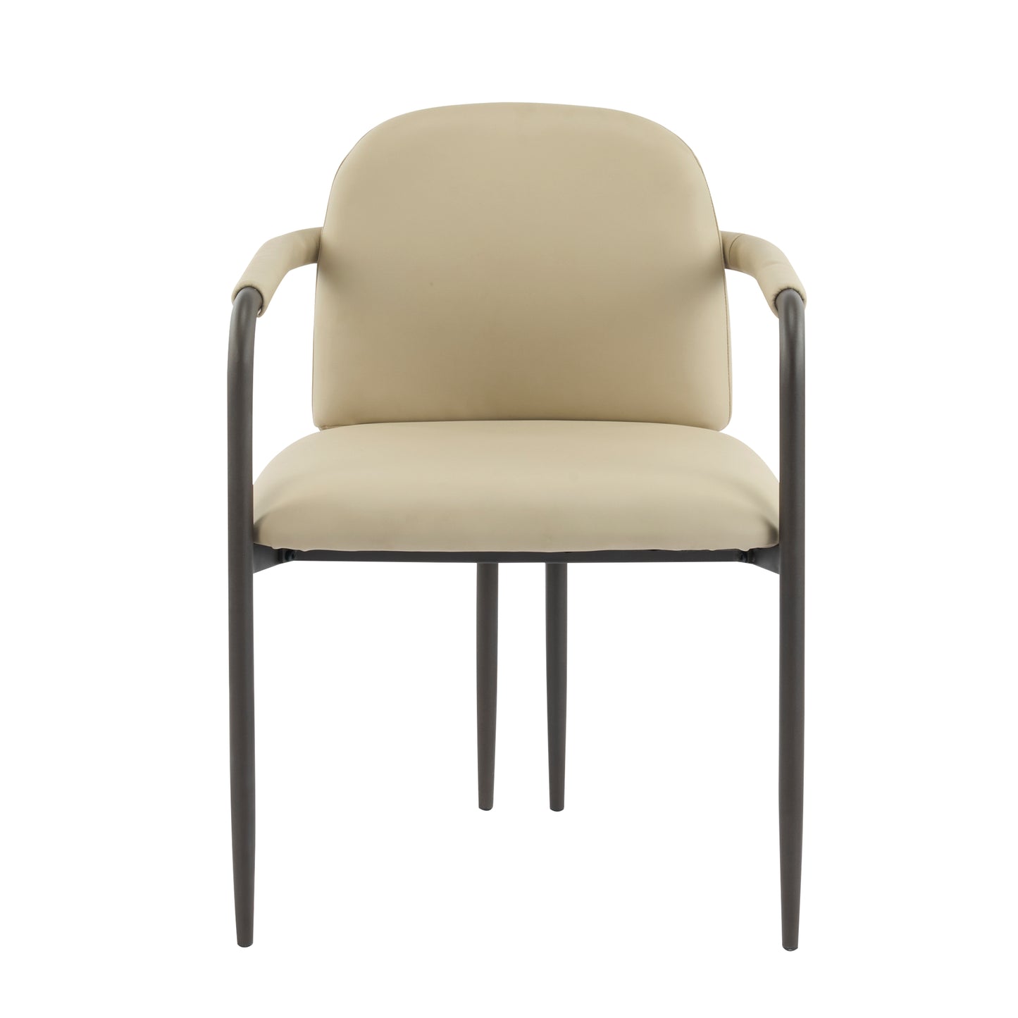 Espresso Iron Frame Dining Chairs - Set of 2