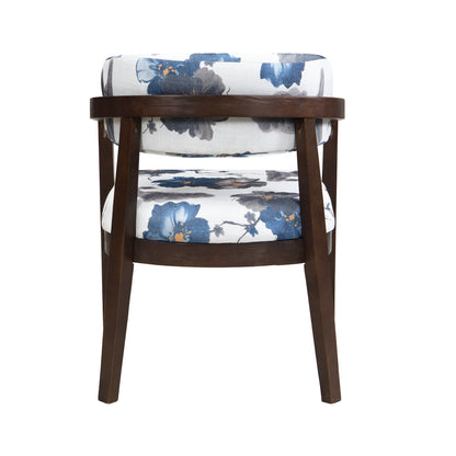 Espresso Floral Dining Chairs - Set of 2