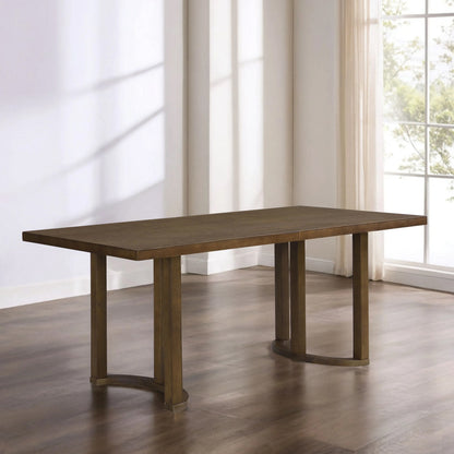 Walnut Dining Table for Kitchen & Dining Room, Seats 6