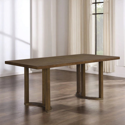 Walnut Dining Table for Kitchen & Dining Room, Seats 6
