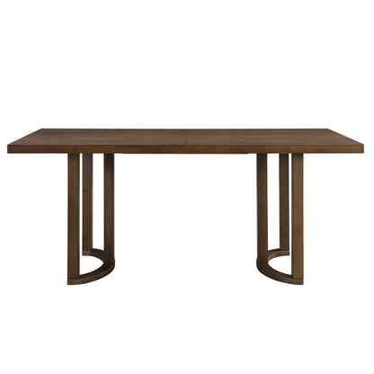 Walnut Dining Table for Kitchen & Dining Room, Seats 6