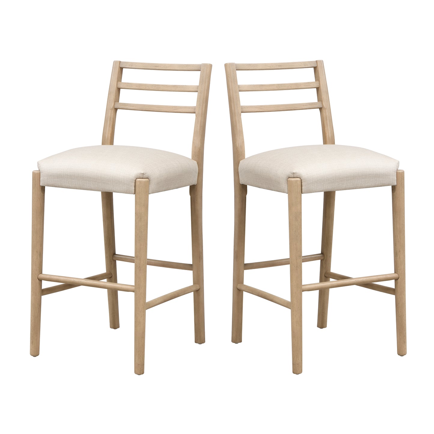 BAR STOOL WITH LADDER BACK (SET OF 2)