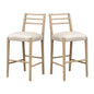 BAR STOOL WITH LADDER BACK (SET OF 2)