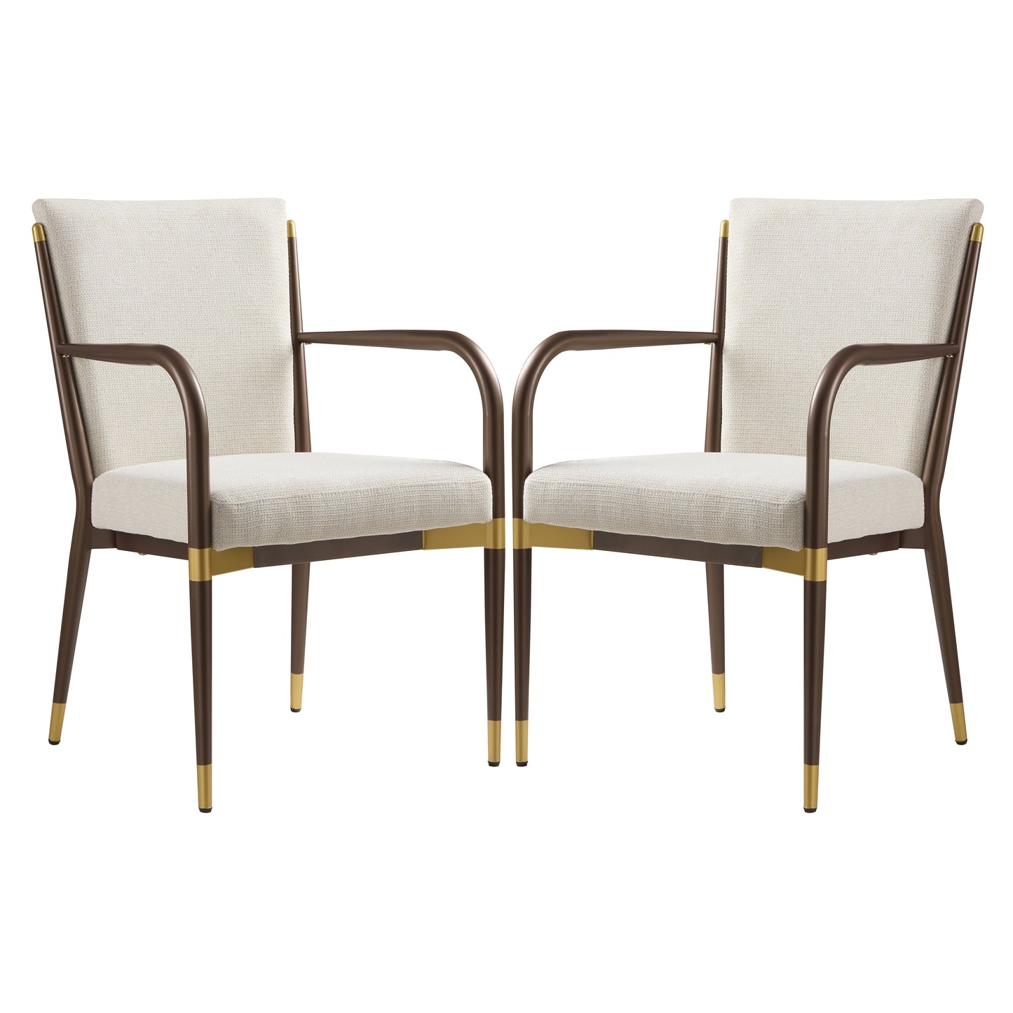 MODERN DINING ARM CHAIR - SET OF 2