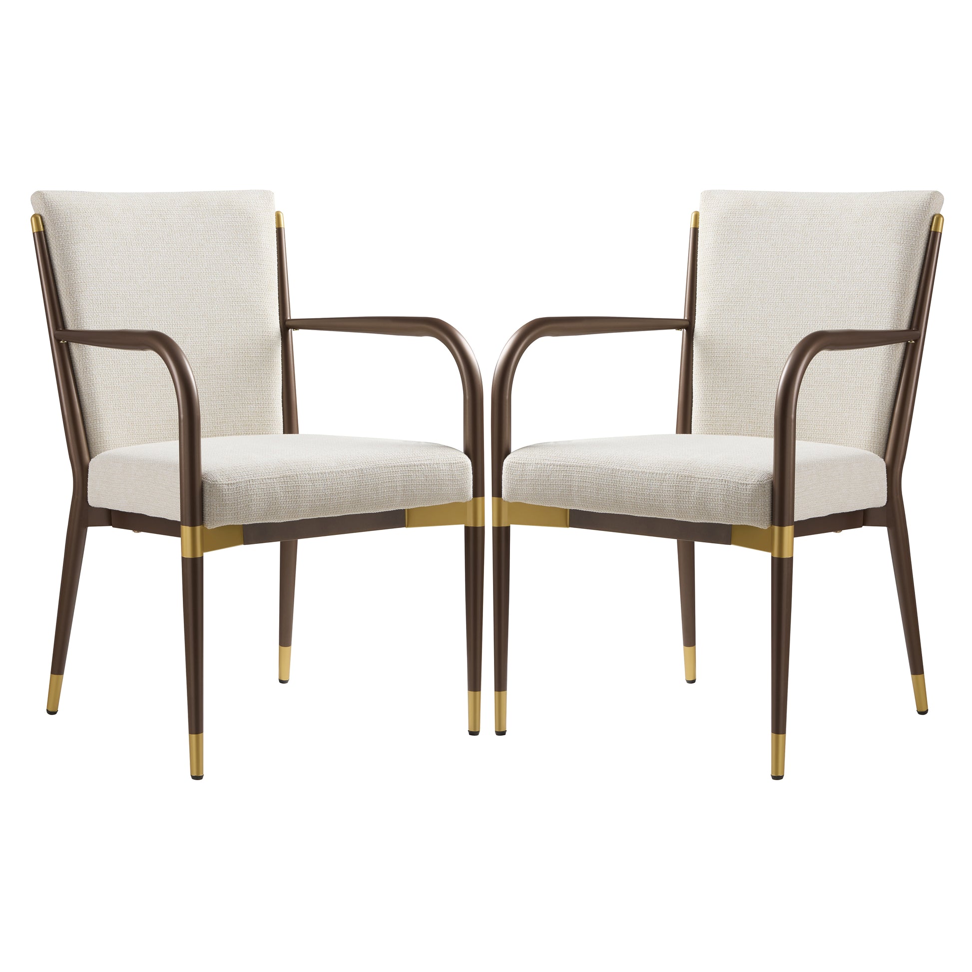 MODERN DINING ARM CHAIR - SET OF 2