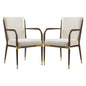 MODERN DINING ARM CHAIR - SET OF 2