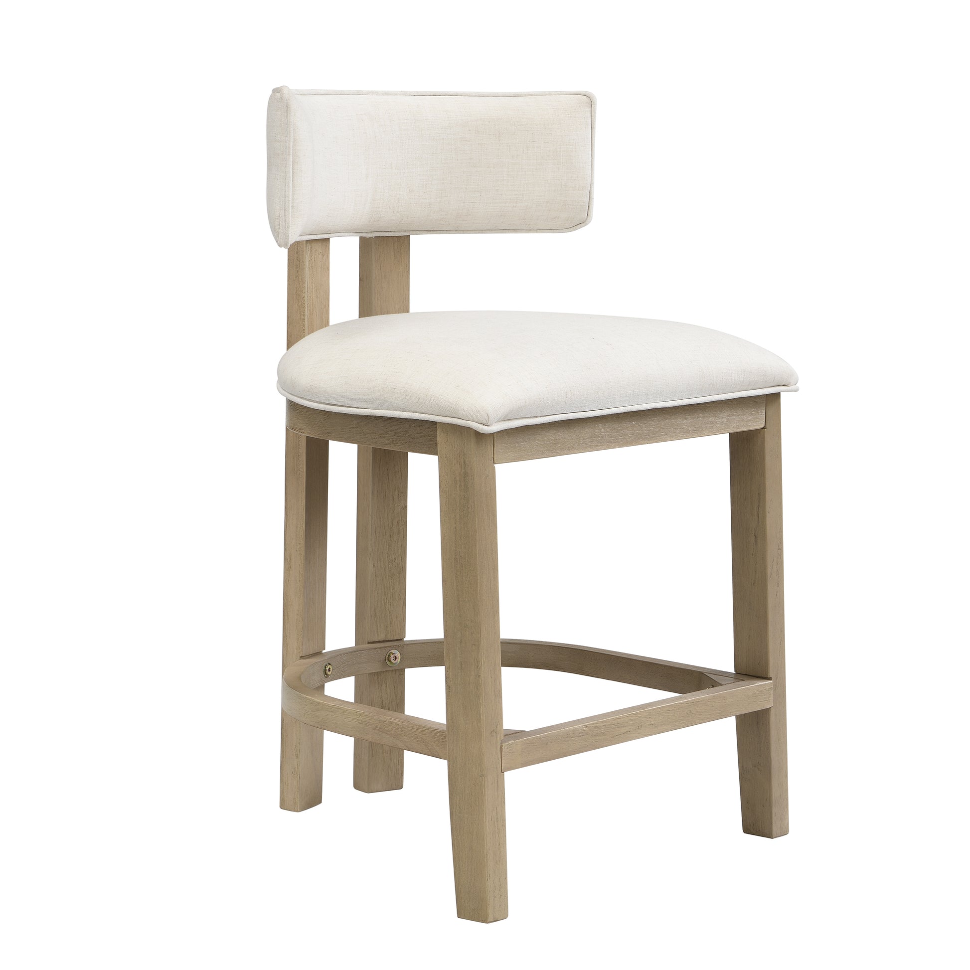 Light Ash Beige Counter Stools - Set of 2