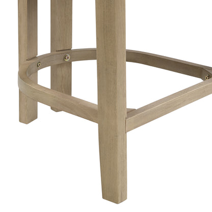 Light Ash Beige Counter Stools - Set of 2