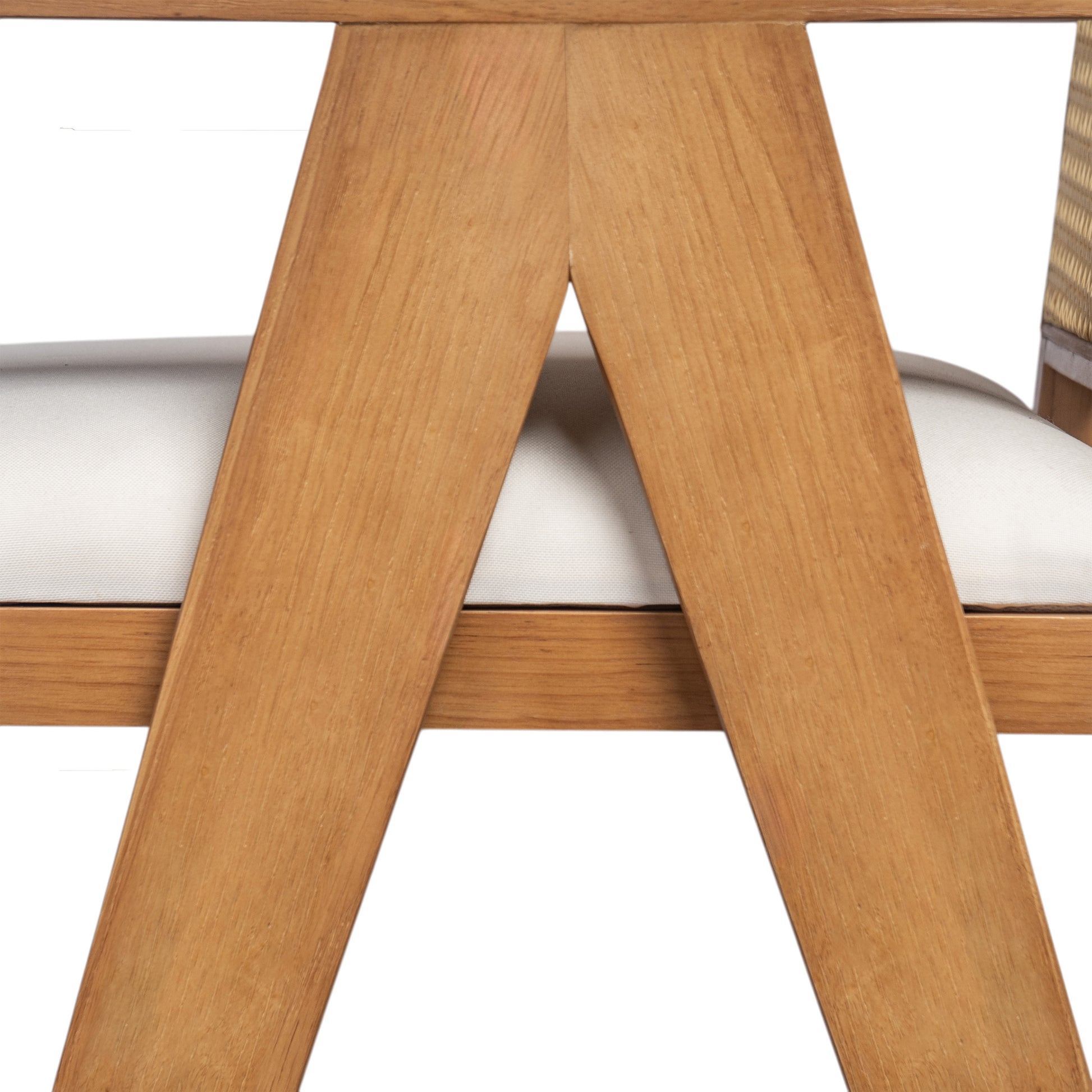 Cream Bar Stools - 27" Height Rubberwood Frame