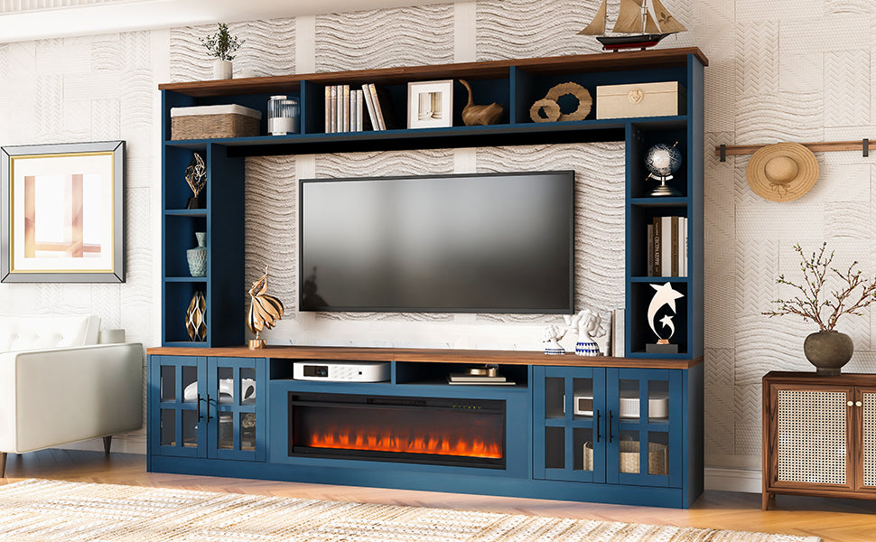U-Can 95.5" TV Wall Unit - Storage & Bookshelves