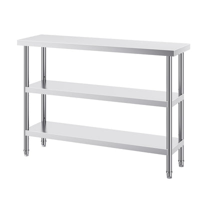 Stainless Steel Prep Table - 14x48 Work Table